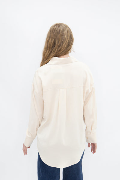 Kathryn Classic Button-Up, Ivory