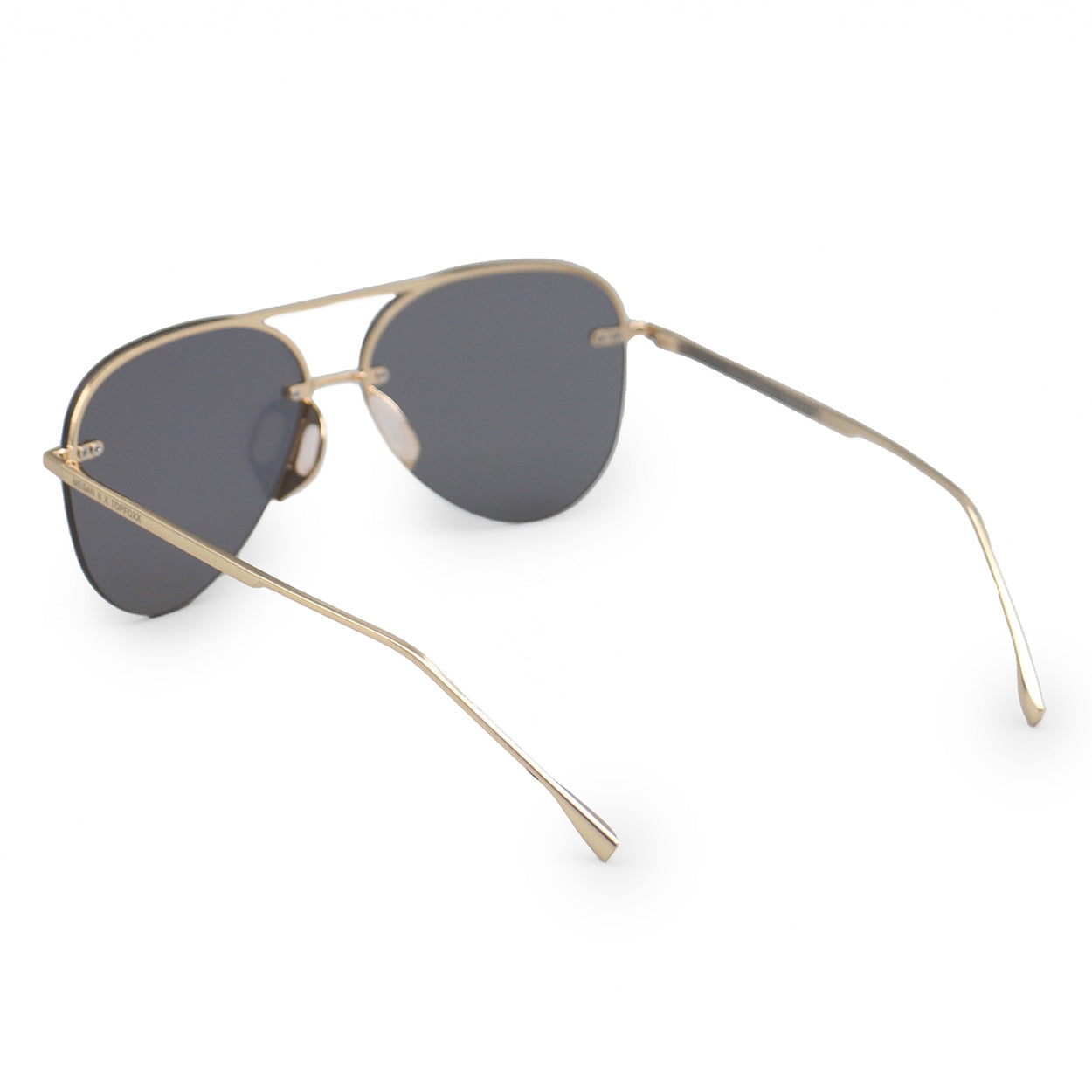 Explore More Collection - Smaller Megan 2 Mirrored Bronze - Tangle Free Aviator Sunglasses