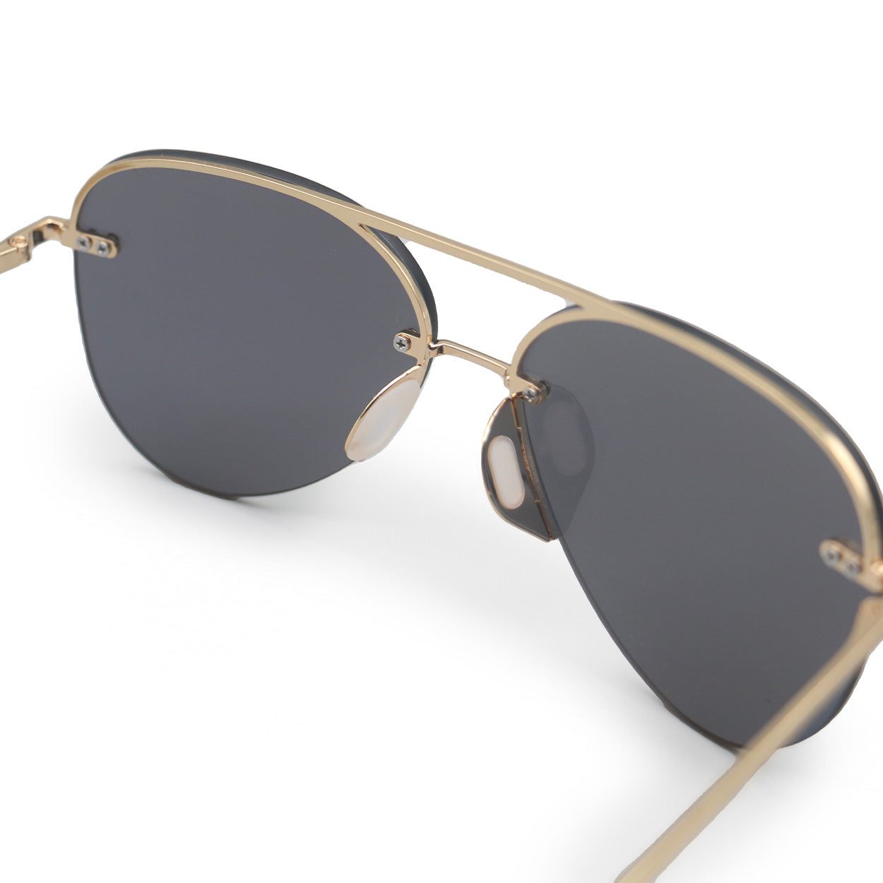 Explore More Collection - Smaller Megan 2 Mirrored Bronze - Tangle Free Aviator Sunglasses