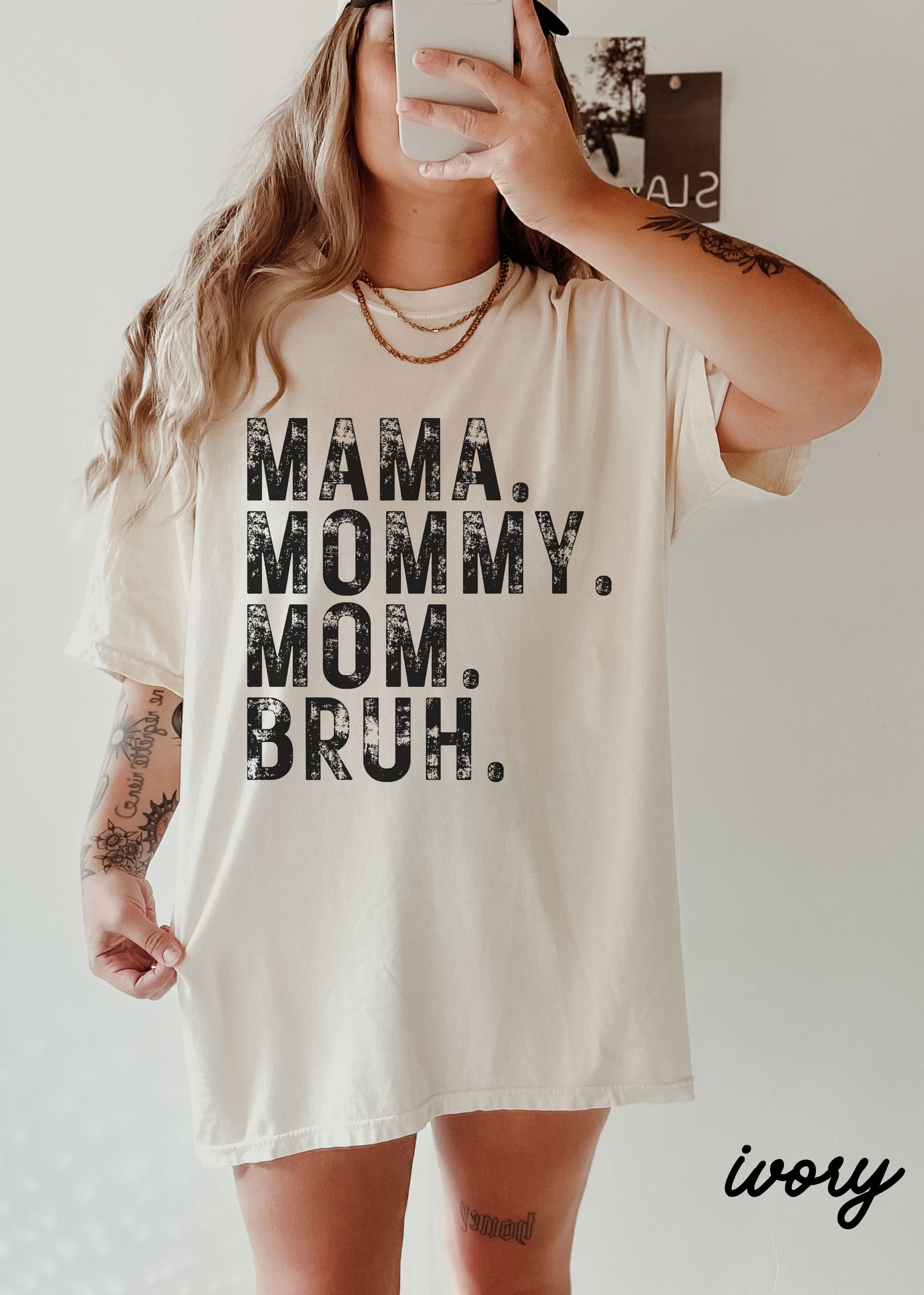 Mama Mommy Bruh Tee *12 Colors (S-3X)
