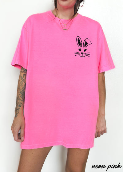 Pocket Bunny Comfort Colors Tee *15 Colors (S-3X)