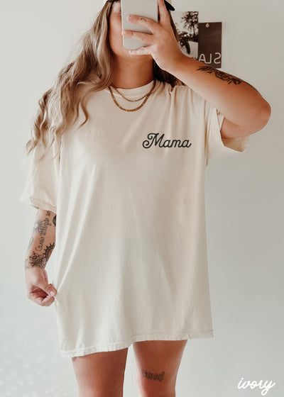 Mama Pocket Tee *12 Colors (S-3X)