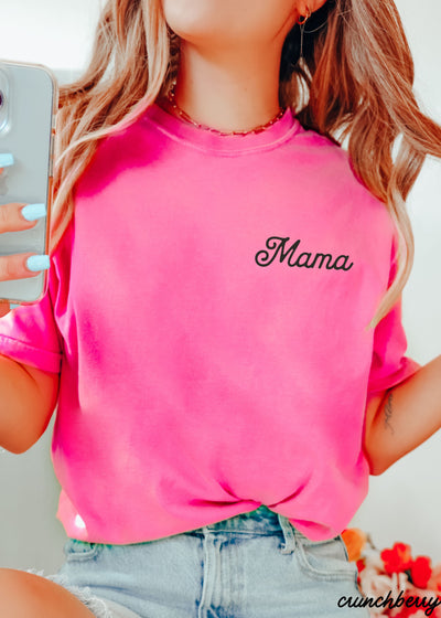Mama Pocket Tee *12 Colors (S-3X)