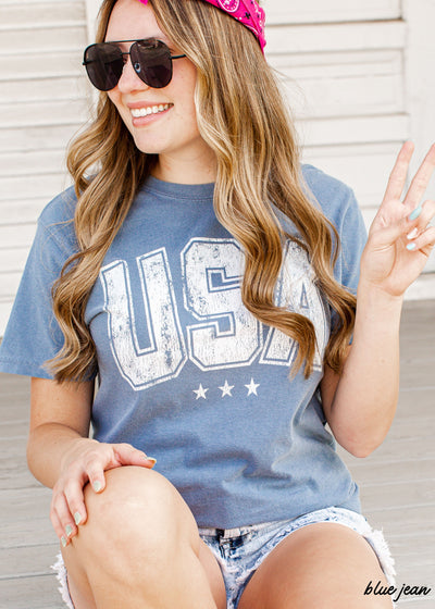 USA Star Tee *6 Colors (S-3X)