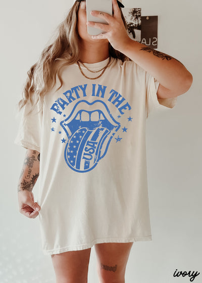 Party in the USA Tee *6 Colors (S-3X)