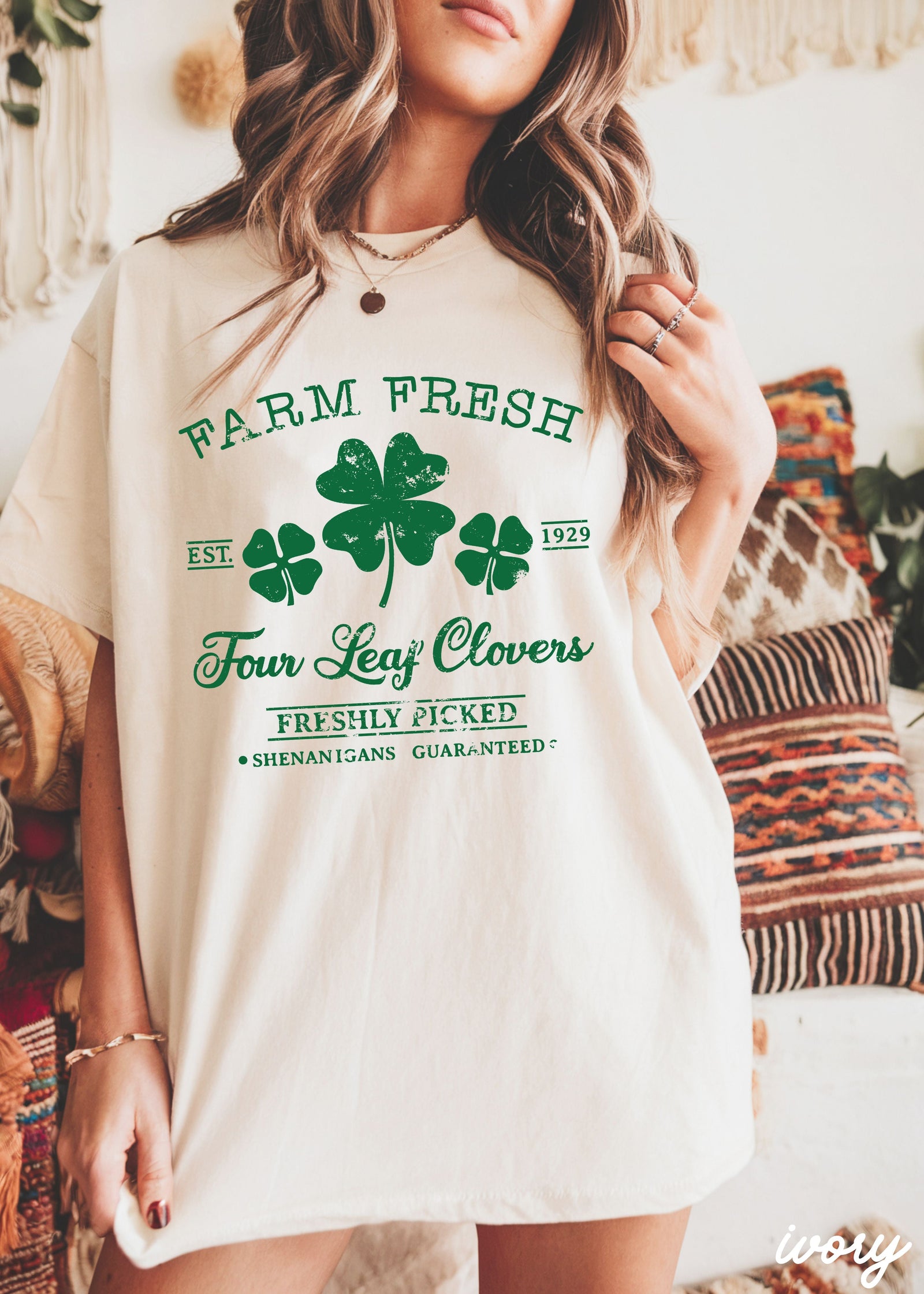 Farm Fresh Clovers Comfort Colors Tee *5 Colors (S-3X)