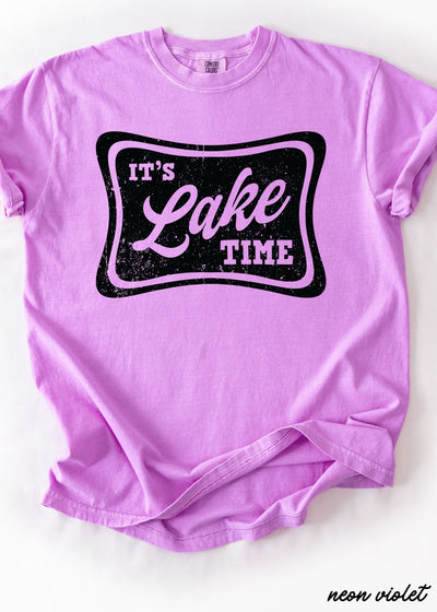 Lake Time Tee *16 Colors (S-3X)