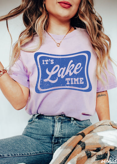 Lake Time Tee *16 Colors (S-3X)