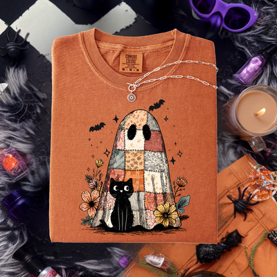 Explore More Collection - Patchwork Ghost Graphic Tee