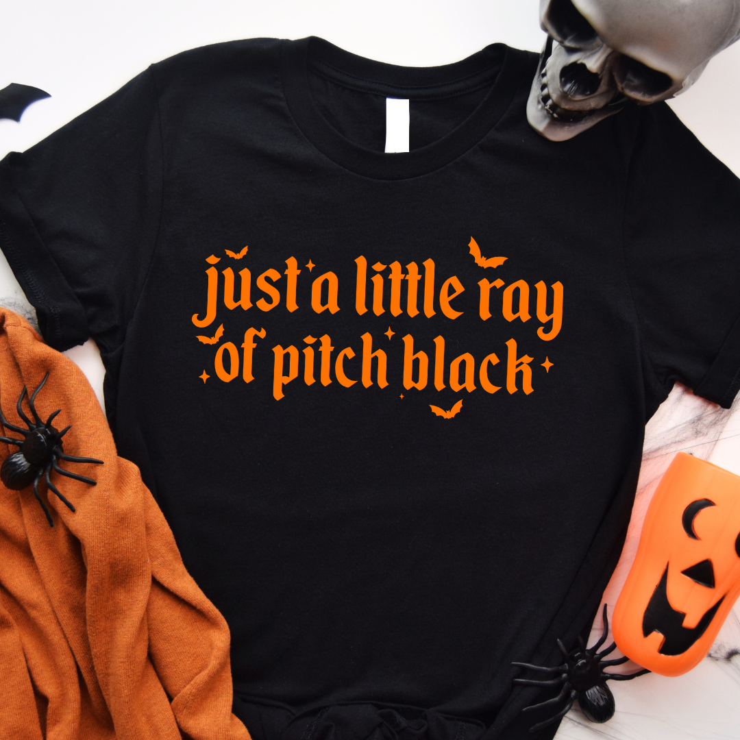 Explore More Collection - Ray Of Pitch Black Graphic Tee DEAL OF THE WEEK