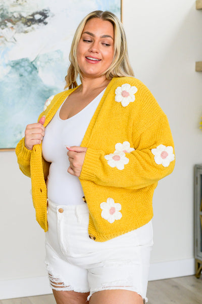 Explore More Collection - You're Enough Floral Cardigan