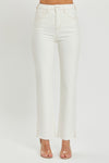 Explore More Collection - RISEN Full Size High Rise Tummy Control Straight Jeans