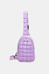 Explore More Collection - Quilted Nylon Crossbody  Bag