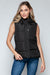 Explore More Collection - Snobbish Snap and Zip Closure Hooded Vest