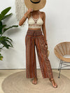 Explore More Collection - Printed Wide Leg Pants