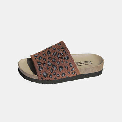 Explore More Collection - Leopard Open Toe Sandals