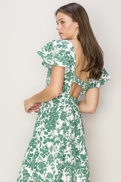 Explore More Collection - HYFVE Floral Cutout Midi Dress