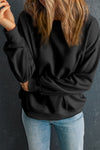 Explore More Collection - Round Neck Dropped Shoulder Sweatshirt