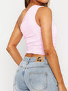 Explore More Collection - Ruched One Shoulder Tank