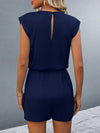 Explore More Collection - Round Neck Cap Sleeve Romper