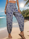 Explore More Collection - Printed Elastic Waist Pants