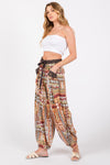 Explore More Collection - SAGE + FIG High-Rise Balloon Bohemian Print Pants