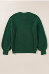 Explore More Collection - Round Neck Dropped Shoulder Sweater