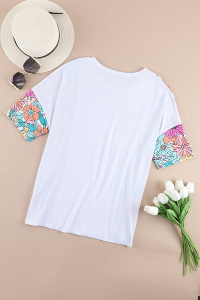 Explore More Collection - Printed Round Neck Half Sleeve T-Shirt