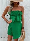 Explore More Collection - Ruffled Tube Romper