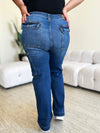 Explore More Collection - Judy Blue Full Size High Waist Straight Cargo Jeans