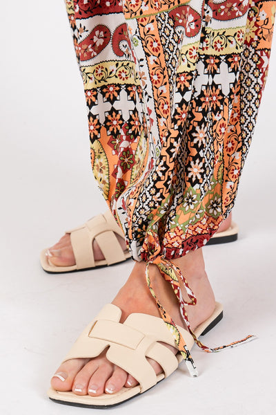 Explore More Collection - SAGE + FIG High-Rise Balloon Bohemian Print Pants