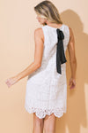 Explore More Collection - ACROSS THE WAY WOVEN LACE MINI DRESS