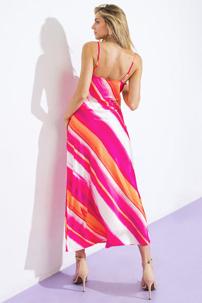 Explore More Collection - SPRING FLING WOVEN MIDI DRESS