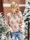 Explore More Collection - Reindeer Round Neck Long Sleeve Sweater