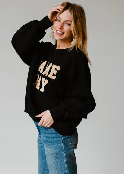 Black Game Day Sweatshirt