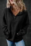 Explore More Collection - Half Zip Long Sleeve Sweatshirt