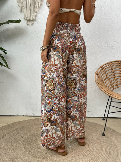 Explore More Collection - Printed Wide Leg Pants