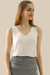 Explore More Collection - Ninexis Full Size V-Neck Curved Hem Tank