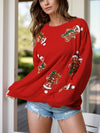 Explore More Collection - Sequin Gingerbread Man Long Sleeve Sweatshirt