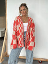 Explore More Collection - Plaid Open Front Long Sleeve Cardigan