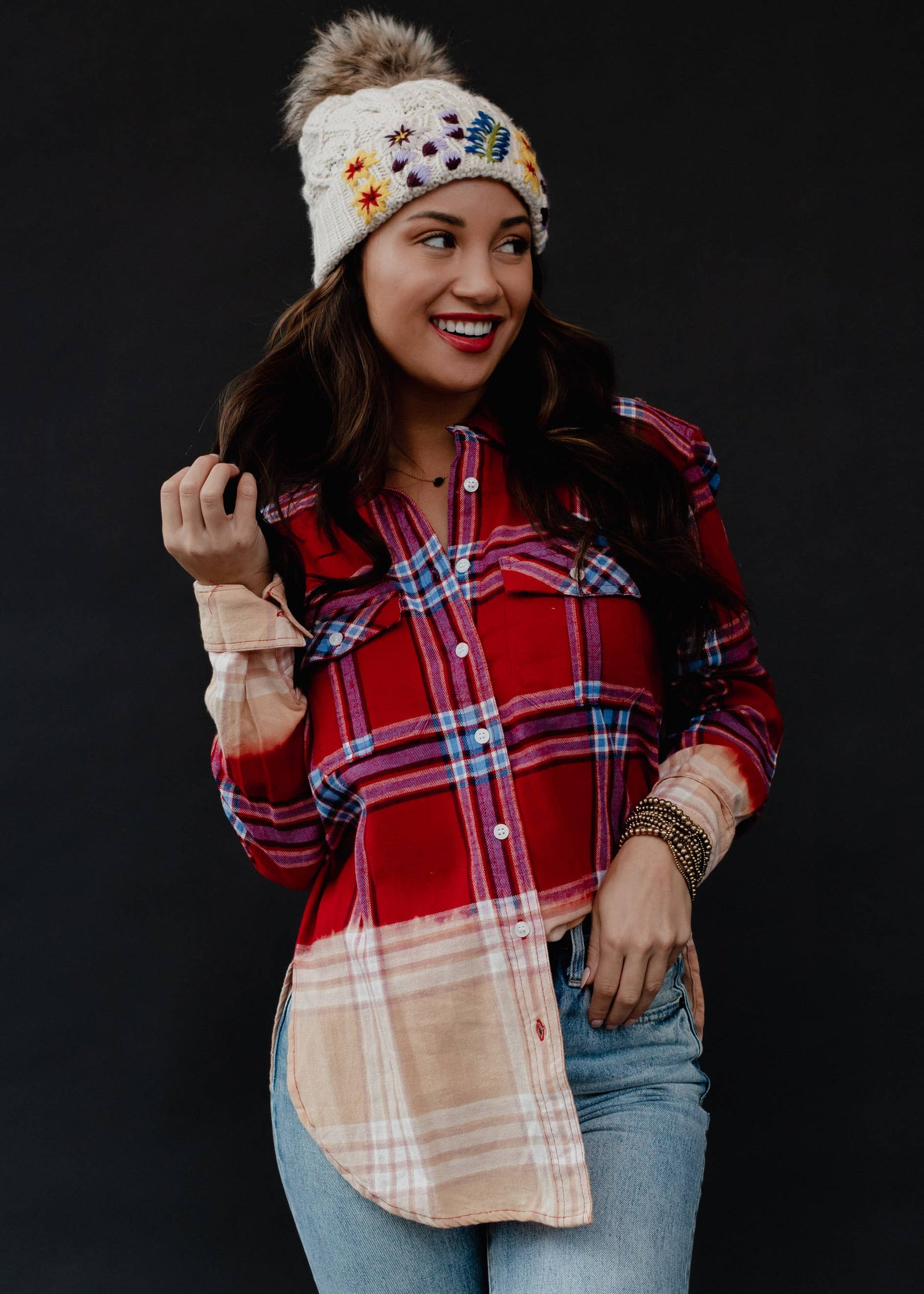 Rookie - Red & Blue Plaid Flannel