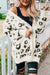 Explore More Collection - Leopard Open Front Cardigan with Pockets