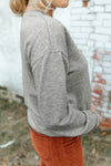 Explore More Collection - Round Neck Dropped Shoulder Sweatshirt