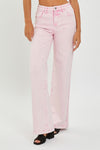 Explore More Collection - RISEN Full Size High Rise Tummy Control Wide Leg Jeans