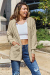 Explore More Doorbusters - Full Size Teddy Hooded Jacket with Pockets