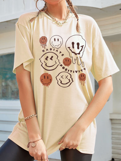 Explore More Collection - Graphic Round Neck Half Sleeve T-Shirt