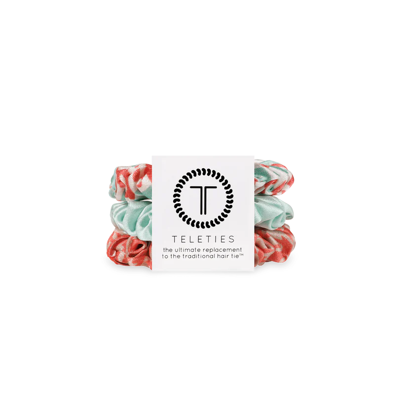 Teleties - Calming Coral - Small Scrunchies