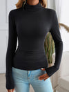 Explore More Collection - Devine Turtleneck Long Sleeve T-Shirt