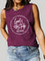 Explore More Collection - Letter Graphic Round Neck Tank