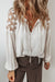 Explore More Collection - Lace Tie Neck Long Sleeve Blouse